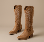 Isabelle | Women's Embroidered Cowboy Boots Pointed Toe Low Cut
